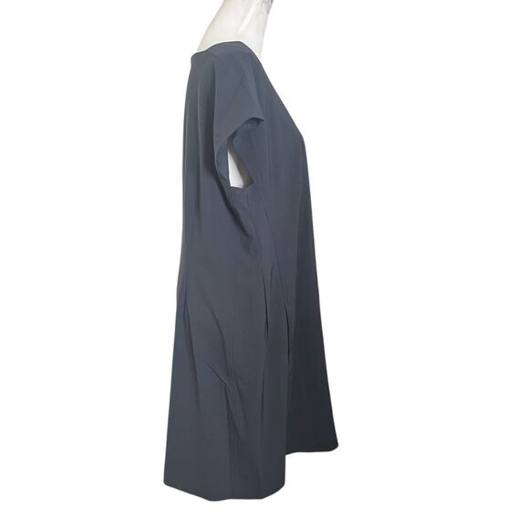 MM LaFleur Maaza Travel Dress Women’s Size 16 Black Office Minimalist Workwear - Picture 3 of 7